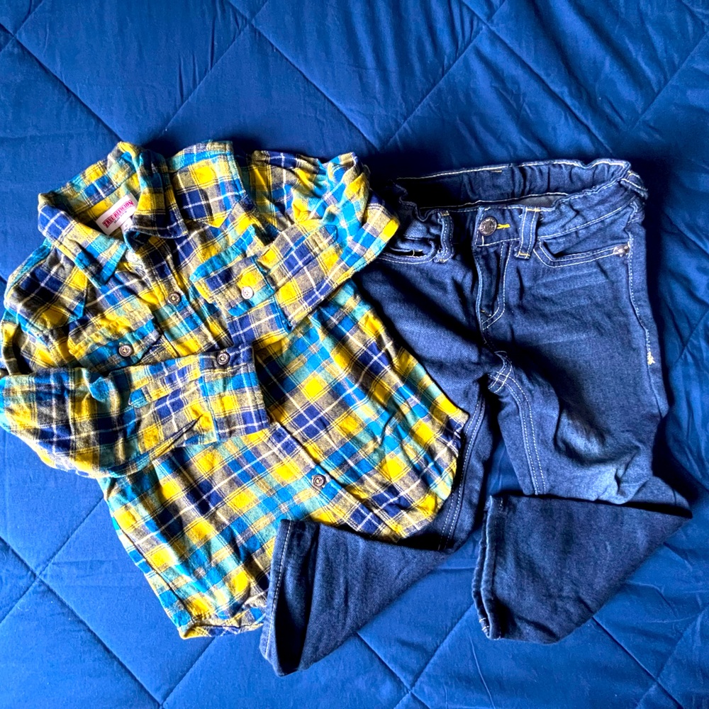 True Religion Set Shirt and jeans